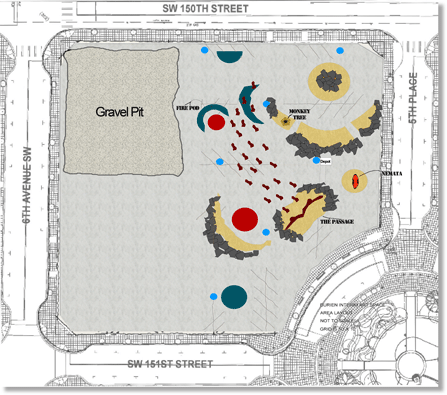 architectural drawing of site